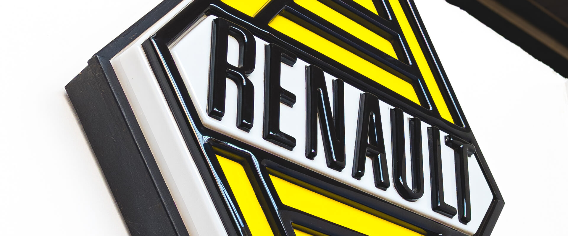 insegna Renault 4 d'epoca